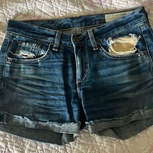 Rag & Bone Sz 24 Cut-Off Denim Shorts